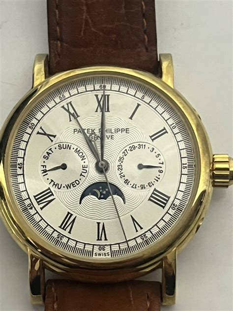 patek philippe 5052 18k 750 price|patek philippe leather strap.